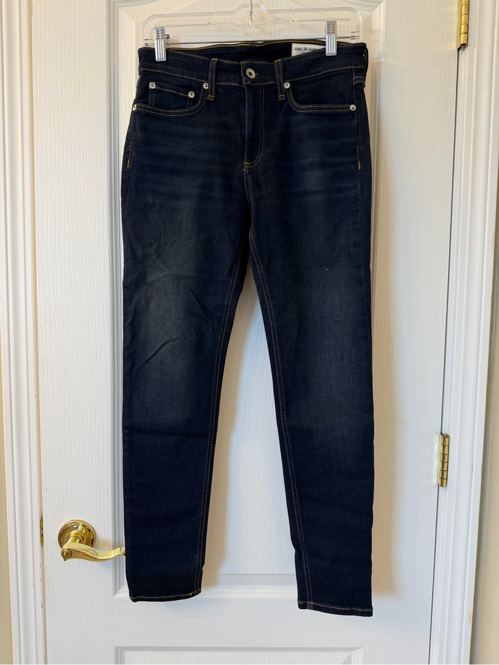 Rag & Bone Women’s Size 27 Carmen Dark Wash Skinny Jeans Stretch Denim